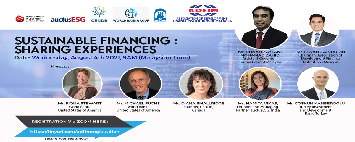 Joint Webinar: Sustainable Financing: Sharing Experiences
